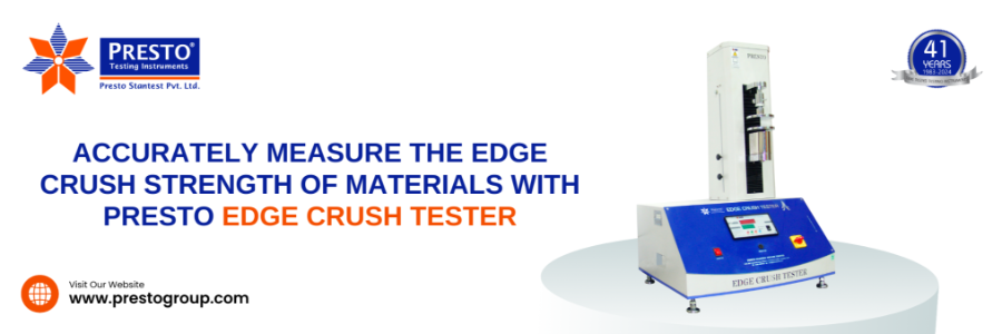 Accurately Measure the Edge Crush Strength of Materials with the Presto Edge Crush Tester